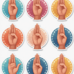 Yoga Symbols - Sticker Sheet v21